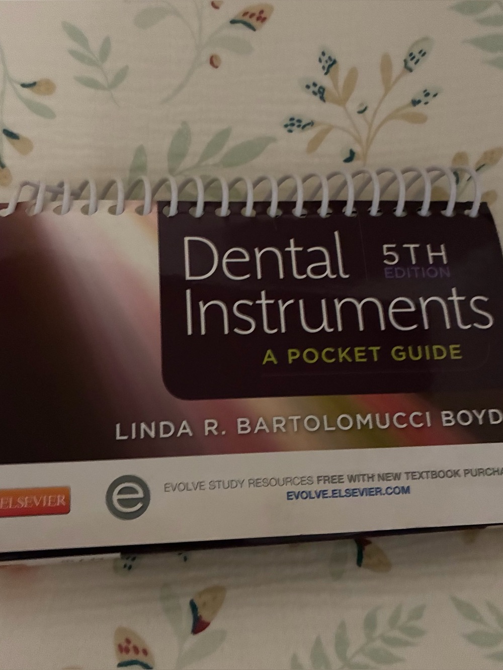 Dental Instruments A Pocket Guide - Dark Brown & Green Cover